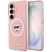 Karl Lagerfeld IML Repeated Choupette MagSafe Hülle für Samsung Galaxy S26 - Pink