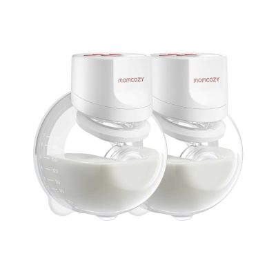 5. Momcozy S12 Pro Quick Doppelpack Milchpumpe Weiß | Kabellos, Doppelpack, Weiß