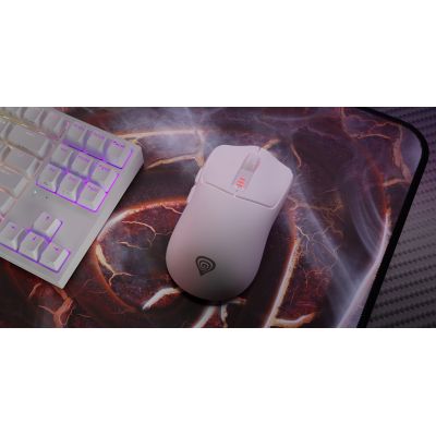 4. GENESIS Zircon 500 Gaming-Maus, rechte Seite, RF Wireless + Bluetooth + USB Typ-C, optisch, 10000 DPI