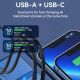 8. Wozinsky WDCCAC USB-C USB-A 36W Autoladegerät - Schwarz