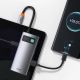 10. Baseus Metal Gleam 4in1 Multifunktions-HUB USB Typ C - USB Typ C Stromversorgung 100 W / HDMI 4K 30 Hz / 1x USB 3.2 Gen 1 / 1x USB 2.0 (CAHUB-CY0G)