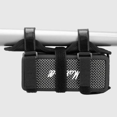 7. Rockbros 50210064001 Fahrradgurt mit Klettverschluss für Bluetooth-Lautsprecher oder Wasserflasche, Schwarz