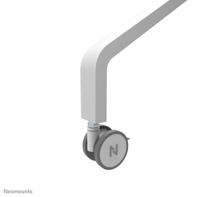 7. Neomounts FL50-525WH1 Multimedia-Ständer, weißer Multimedia-Wagen für Flachbildschirme