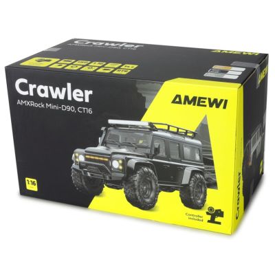 11. Amewi RC Crawler Mini-D90 AMXRock 4WD 1:16 RTR Grau