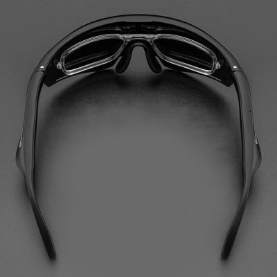 5. Rockbros SP-251 Polarisierte Fahrradbrille mit Bluetooth-Audio-Kit – Schwarz