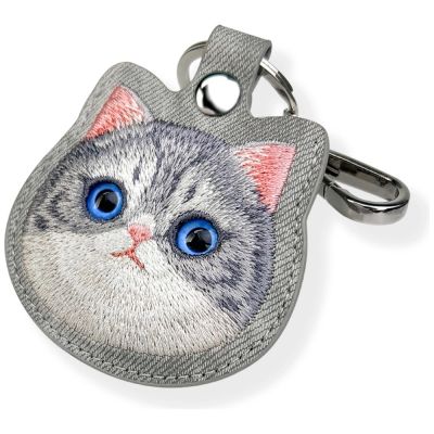 3. Nimmy New Big Eyed Pet 2.0 Katzen-Tracker-Hülle – Grau
