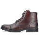 3. Rieker F4546-25 Herren-Ankle-Boots aus braunem Leder: bequem, wasserdicht, gefüttert.