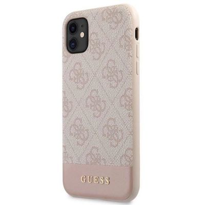 2. Guess 4G Stripe Collection Hülle für iPhone 11 / Xr 6.1" - Rosa
