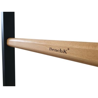 11. Turn-Wandverlängerungsstange aus Holz und Metall mit Metallgriff in Eichenfarbe, Bank K 511