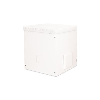 45. Digitus 19" 12U 600x600 Wand-Netzwerkschrank, Volltür, grau, ungeteilt, montiert, IP55, 100 kg