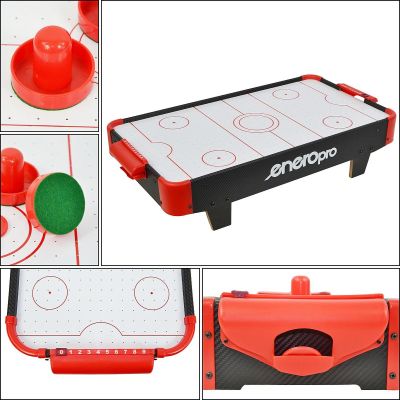 11. Tischspiel Airhockey 60x32,5x14cm Schwarz Enero Pro