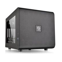 Thermaltake Core V21 CA-1D5-00S1WN-00 Gehäuse (Micro ATX, Mini ITX; Schwarz)