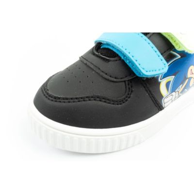 6. Leomil Sonic Kinder Sportschuhe Leichte Sneakers mit Klettverschluss Schwarz