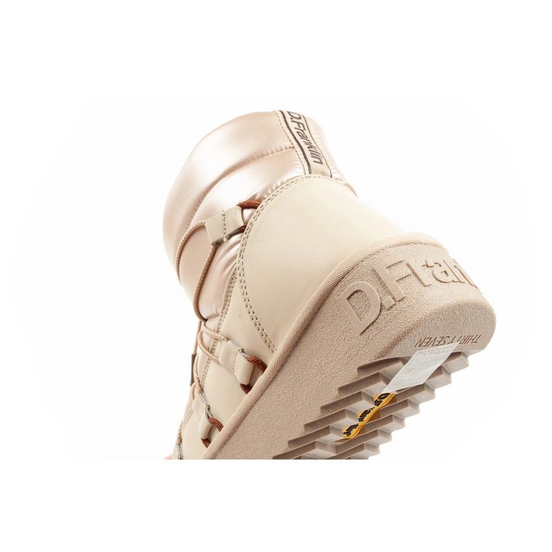 16. D.Franklin Damen Winter Schneestiefel Modische isolierte goldene Stiefeletten