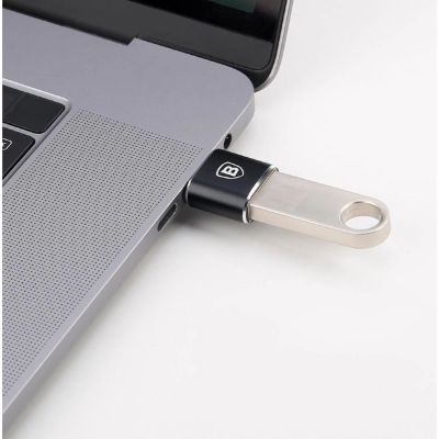 9. Baseus Mini USB-A auf USB-C OTG Adapter - Schwarz