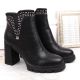 11. Filippo W PAW495 isolierte Stiefeletten mit Nieten, schwarz