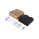 8. IcyDock Montageplatte 4x6,3cm SATAI-III mit 1x5,25" HDD/SSD schwarz