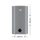 Elektroboiler LIN LIFVD1SMGY 80L UNIVERSAL grau WLAN