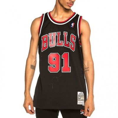 Mitchell & Ness Chicago Bulls NBA Swingman Ausweichtrikot Bulls 97 Dennis Rodman SMJYGS18152-CBUBLCK97DRD