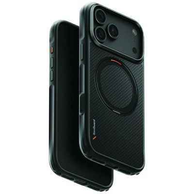 Uniq Keva Mov Magclick Ladehülle für iPhone 18 Pro Max / 17 Pro Max – Schwarz