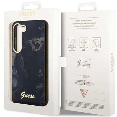 12. Guess GUHCS23SHTMRSK S23 S911 schwarz/schwarzer Hartschalenkoffer Golden Marble Collection