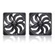 10. NOCTUA 140-mm-Lüfter NF-A14x25 G2 PWM Sx2 PP chromax black