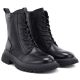8. Damen-Ankle-Boots aus Leder, gefüttert, schwarz, Big Star UU274375