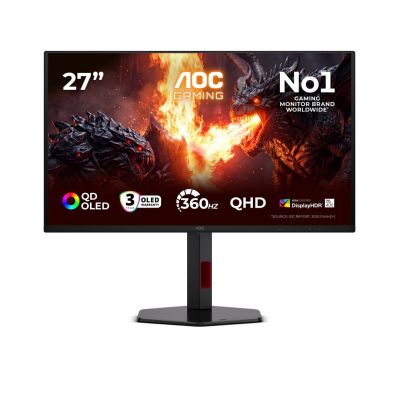 30. AOC QD-OLED 27" Q27G4SDR 360Hz Monitor