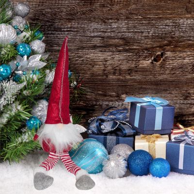 15. Dekorativer Zwerggnom, 30+15 cm, rot