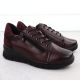 3. Bordeauxfarbene Damen-Lederschuhe mit Keilabsatz Vinceza 39964