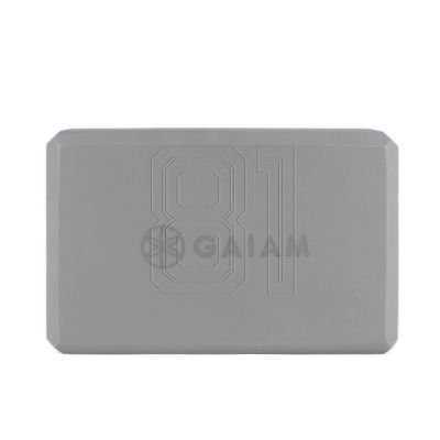 5. GAIAM Schaumstoff-Yoga-Würfel Grau 61350