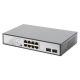 5. Digitus Unmanaged Desktop-Netzwerk-Switch, 8x RJ45 Gbit/s (davon 6x PoE) + 2x SFP, PoE++, max. 180 W