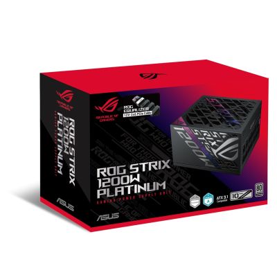 13. ASUS ROG STRIX-1200P-GAMING-E Netzteil 1200W 20+4 Pin ATX Schwarz, Mehrfarbig