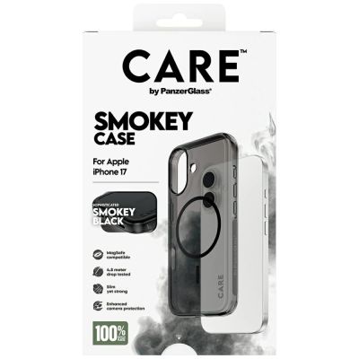 5. CARE by PanzerGlass Flagship Urban Explorer Case mit schwarzem MagSafe für iPhone 17 - Schwarz