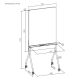 19. ERGO OFFICE Mobile Whiteboard-Tafel, vertikal, weiß, einseitig, mit Ablage, Tafelabmessungen 1190 x 790 mm ER-3