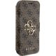 4. Guess 4G Metal Logo Hülle für iPhone 15 Pro – braun