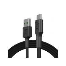 GREEN CELL KABGC20 GC POWERSTREAM USB-A - MICRO-USB-KABEL 120 CM, SCHNELLLADUNG ULTRA CHARGE, QC 3.0