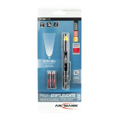 5. Ansmann Future T120 Schwarze LED-Stifttaschenlampe