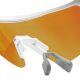 4. Rockbros Photochrome Fahrradbrille mit UV-Schutz und Korrektureinsatz – Weiß
