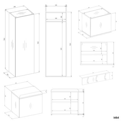 10. Garderobe HAGA IV 2SZ2W ARTISAN