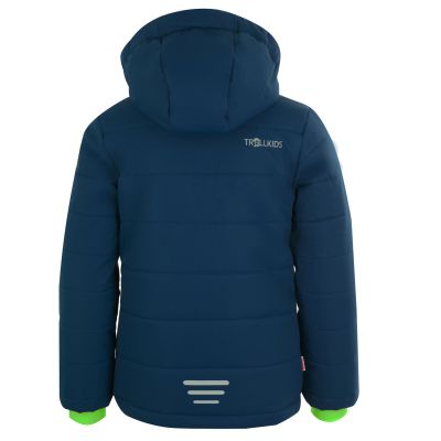 2. Trollkids Kinder Hemsedal Schneejacke XT marine mit Reflektoren (513-100)