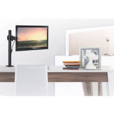 2. Maclean MC-690 Tischhalterung für Monitore (Tisch, schwenkbar, neigbar; 13" - 27"; max. 8 kg)