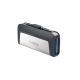 11. SanDisk Ultra Dual Drive 256 GB USB-Stick, USB Typ-A / USB Typ-C 3.2 Gen 1 (3.1 Gen 1), Grau, Silber
