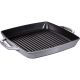 2. STAUB Quadratische Grillpfanne aus Gusseisen mit zwei Griffen, 33 cm, Graphit 40511-785-0