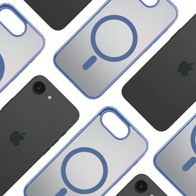 6. 3mk Frosty MagCase für Apple iPhone 16E – Blau