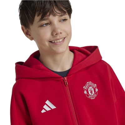 5. Adidas Manchester United Anthem Jacket Jr IT4188 Sweatshirt