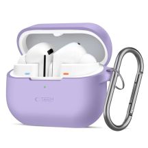 Tech-Protect Silikon-Hakenhülle für Samsung Galaxy Buds 3 / 3 FE / 3 Pro, Lila
