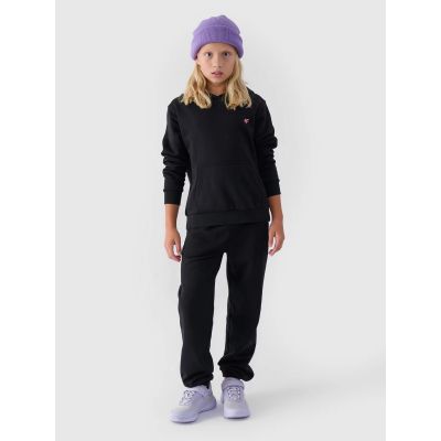 3. Mädchen-Sweatshirt mit Kapuze, offen, 4F Junior 4FJWMM00TSWSF1316-20S