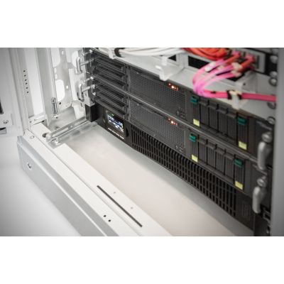 3. Digitus Online Rack-USV 19" LCD, 1500 VA/1500 W, 3x12 V/9 Ah, 8xC13, USB, RS232, RJ45
