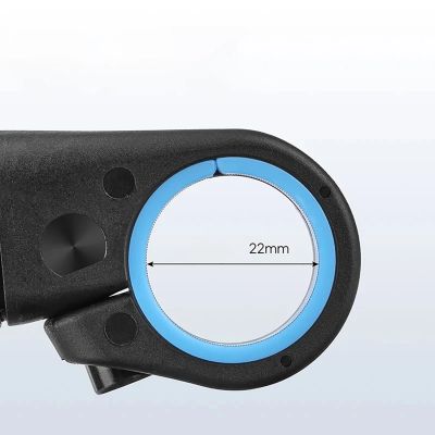 4. Wozinsky WGR-M22 MTB-Fahrradgriffe 22,2 mm Ergonomische Daumengriffe - Schwarz